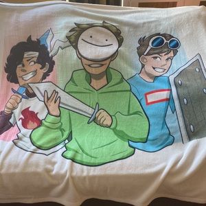 DreamTeam Minecraft blanket